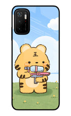 Tiger Treat Poco M3 Pro 5G Glass Case