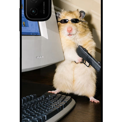 Hacker Hamster Poco M3 Pro 5G Glass Case