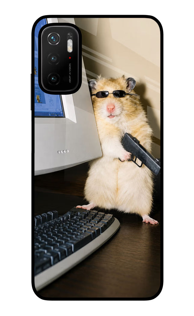 Hacker Hamster Poco M3 Pro 5G Glass Case
