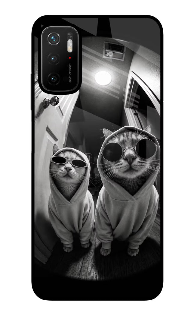 Hood Cats Poco M3 Pro 5G Glass Case