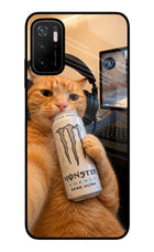 Gamer Cat Energy Poco M3 Pro 5G Glass Case