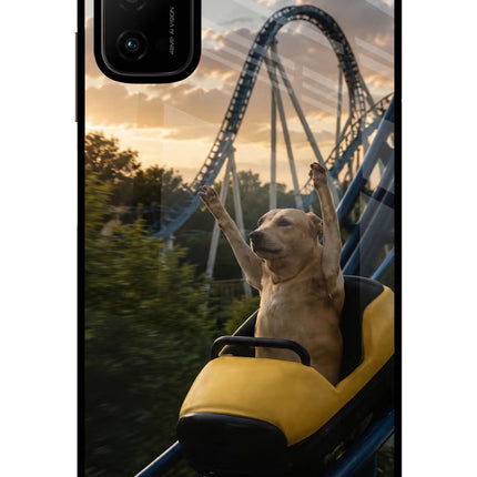 Rollercoaster Dog Poco M3 Pro 5G Glass Case