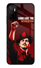 Bhagat Singh Revolution Poco M3 Pro 5G Glass Case