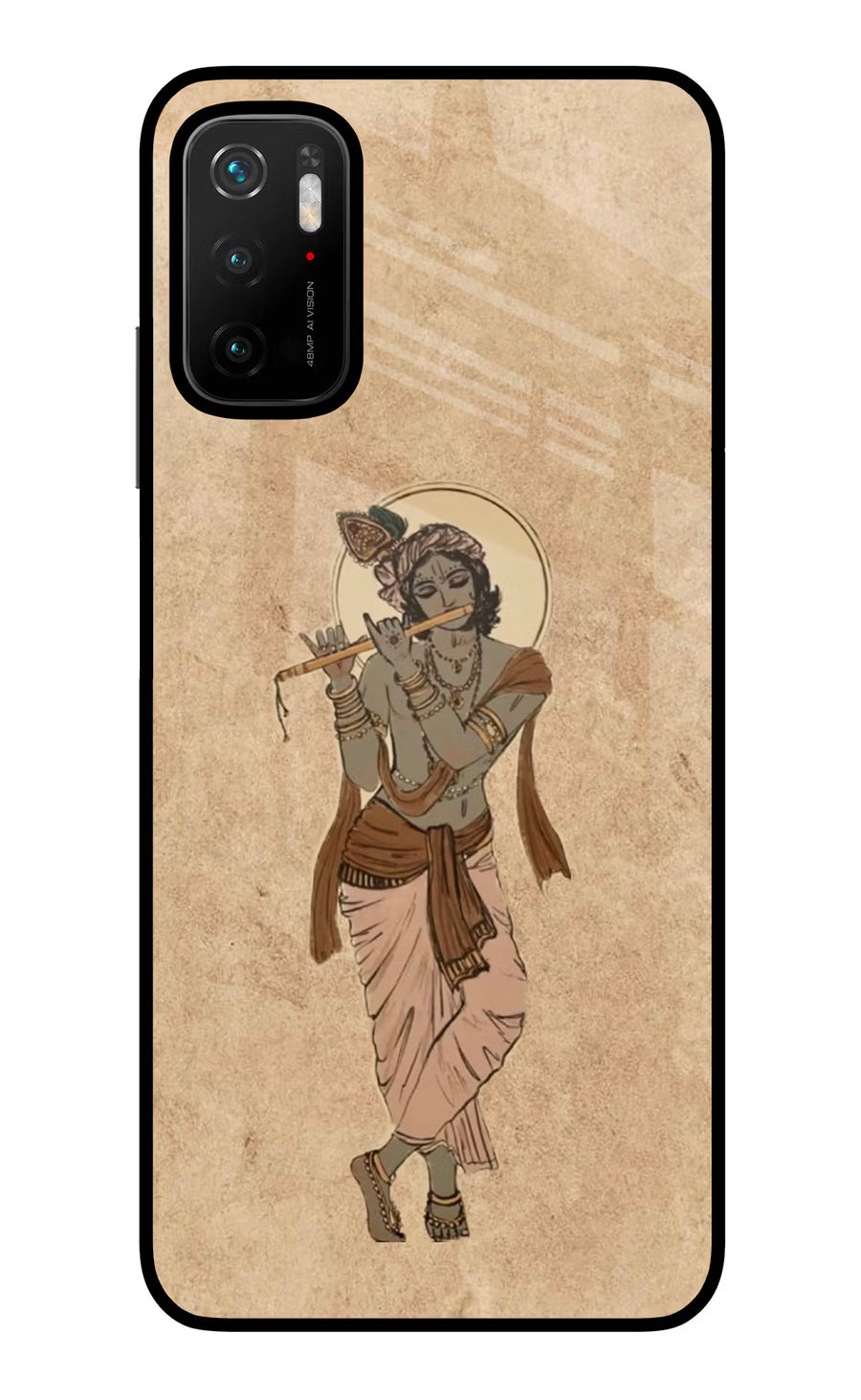 Krishna Poco M3 Pro 5G Back Cover, Glass case
