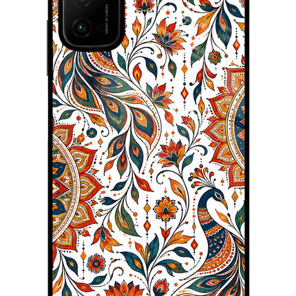 White Mayura Poco M3 Pro 5G Glass Case