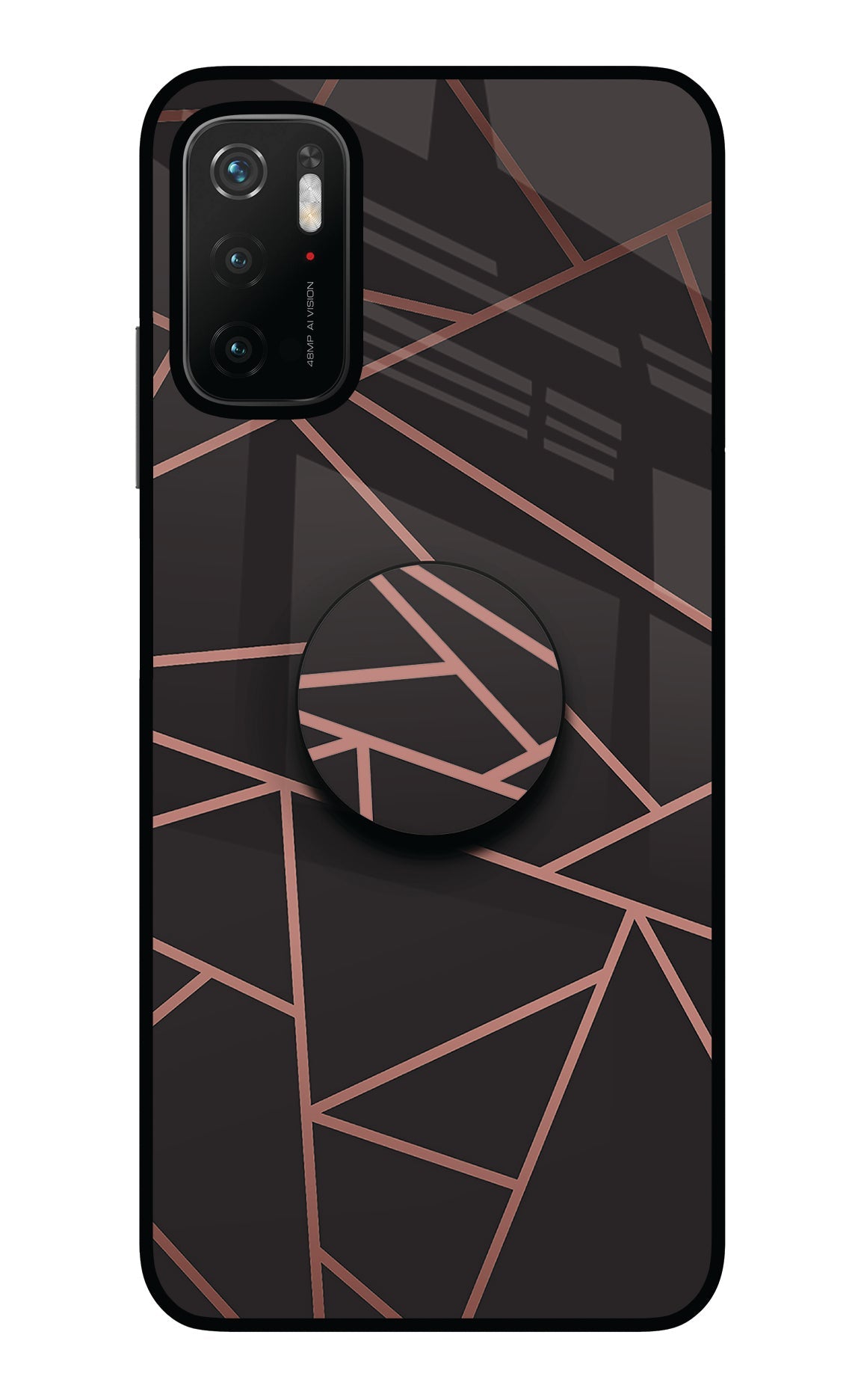 Geometric Pattern Poco M3 Pro 5G Glass Case