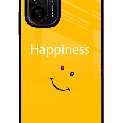 Happiness With Smiley Mi 11X/11X Pro Glass Case Back Cover by Casekaro