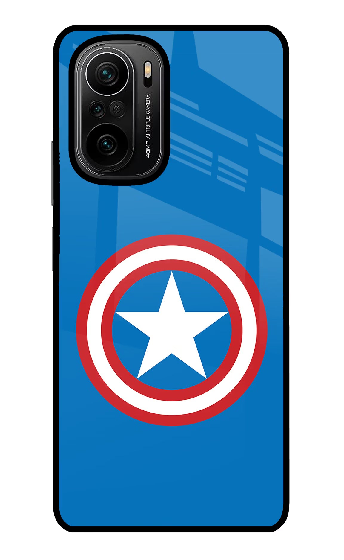 Captain America Logo Mi 11X/11X Pro Glass Case