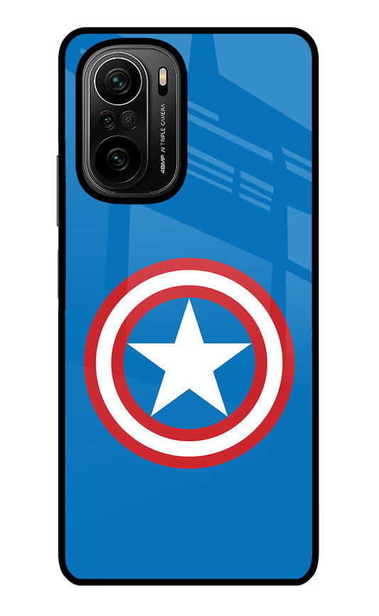 Captain America Logo Mi 11X/11X Pro Glass Case