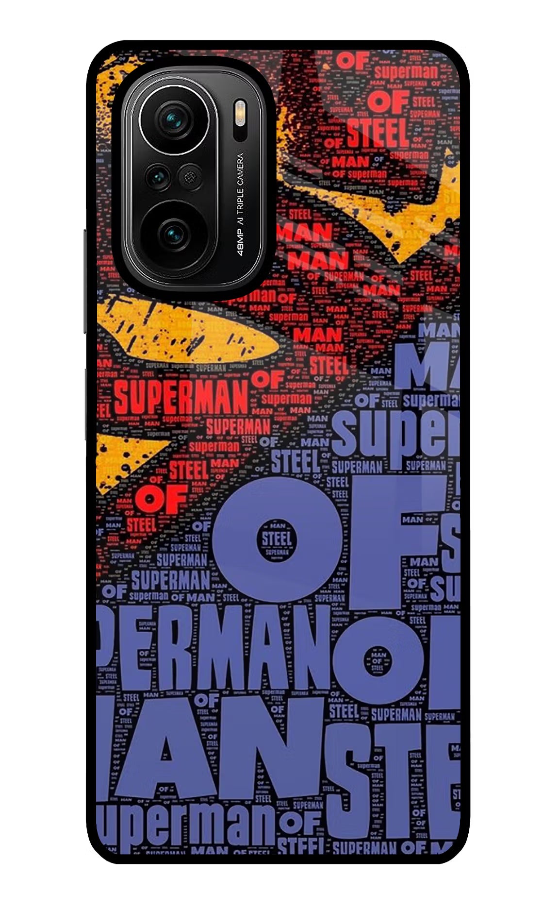 Superman Mi 11X/11X Pro Glass Case Back Cover by Casekaro