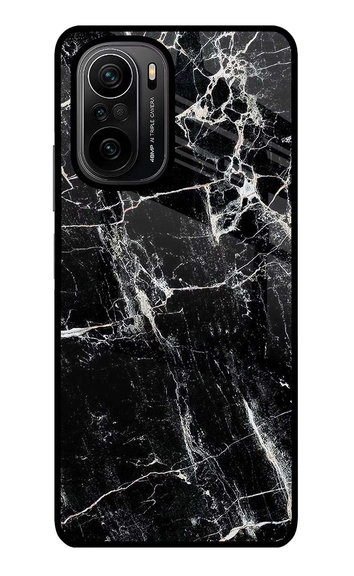 Black Marble Texture Mi 11X/11X Pro Glass Case