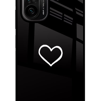 Heart Mi 11X/11X Pro Glass Case Back Cover by Casekaro