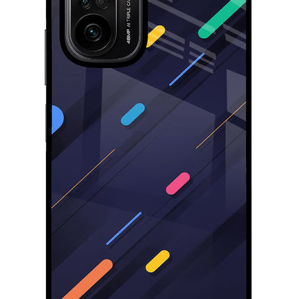 Abstract Design Mi 11X/11X Pro Glass Case Back Cover by Casekaro