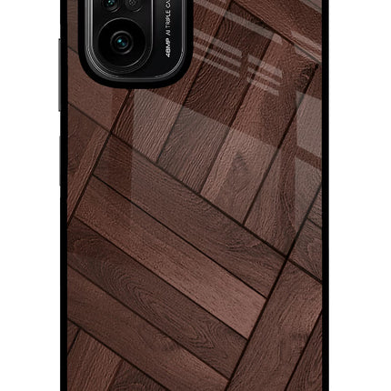 Wooden Texture Design Mi 11X/11X Pro Glass Case
