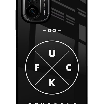 Go Fuck Yourself Mi 11X/11X Pro Glass Case Back Cover by Casekaro