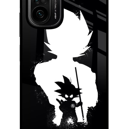 Goku Shadow Mi 11X/11X Pro Glass Case Back Cover by Casekaro