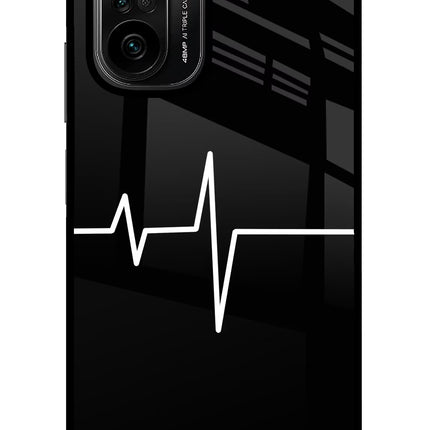 Heart Beats Mi 11X/11X Pro Glass Case Back Cover by Casekaro