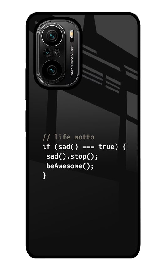Life Motto Code Mi 11X/11X Pro Glass Case