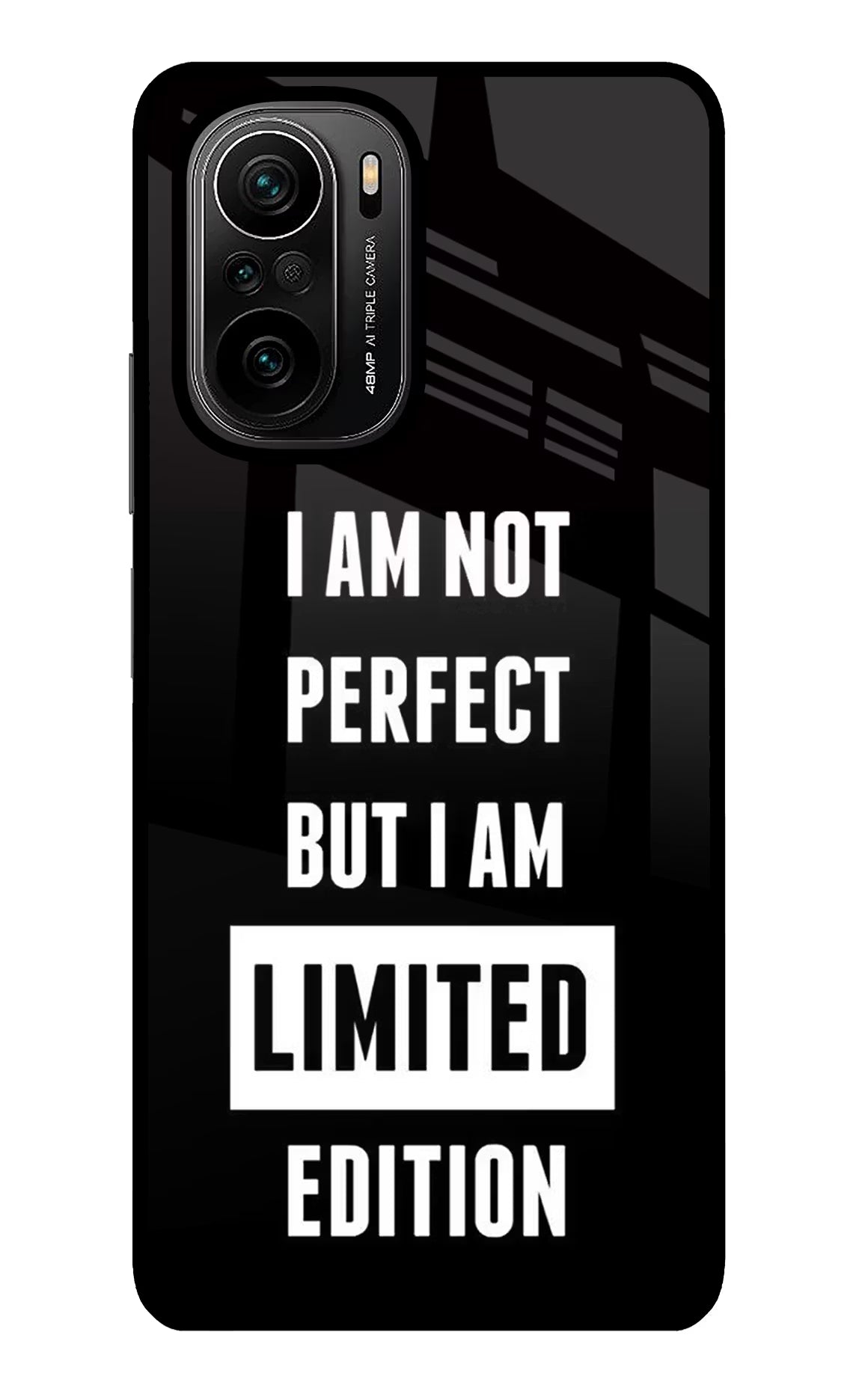 I Am Not Perfect But I Am Limited Edition Mi 11X/11X Pro Glass Case