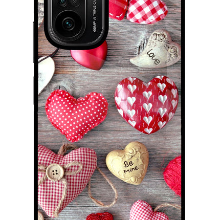 Love Wallpaper Mi 11X/11X Pro Glass Case Back Cover by Casekaro