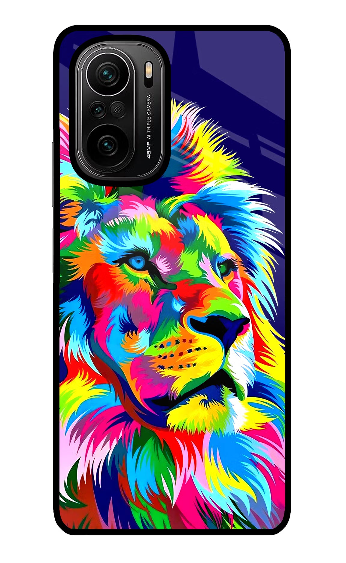 Vector Art Lion Mi 11X/11X Pro Glass Case