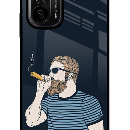 Smoking Mi 11X/11X Pro Glass Case Back Cover by Casekaro