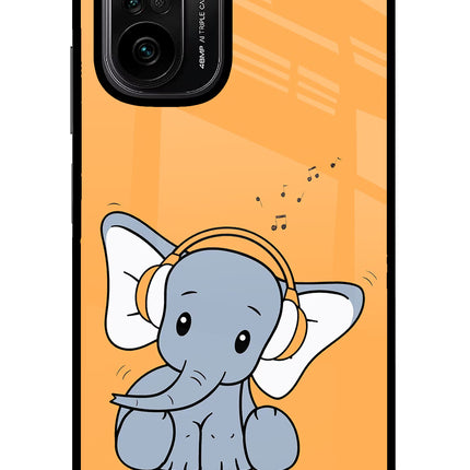 High On Music Mi 11X/11X Pro Glass Case Back Cover by Casekaro
