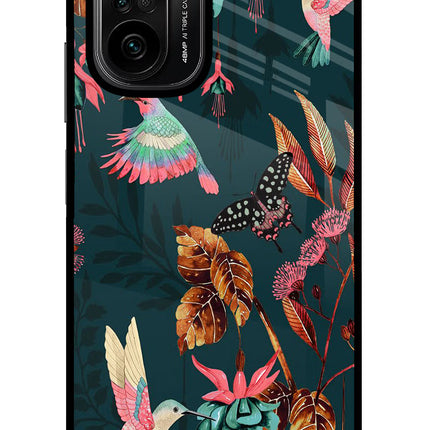 Birds Mi 11X/11X Pro Glass Case Back Cover by Casekaro