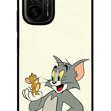 Tom & Jerry Mi 11X/11X Pro Glass Case Back Cover by Casekaro