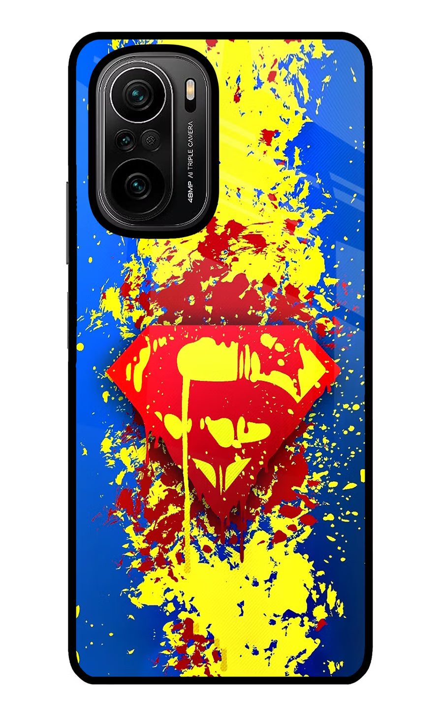 Superman logo Mi 11X/11X Pro Back Cover, Glass case