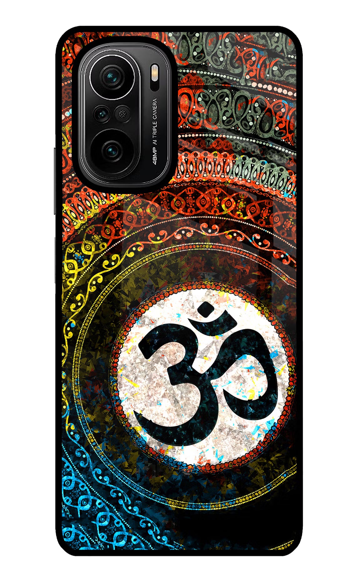 Om Cultural Mi 11X/11X Pro Glass Case Back Cover by Casekaro