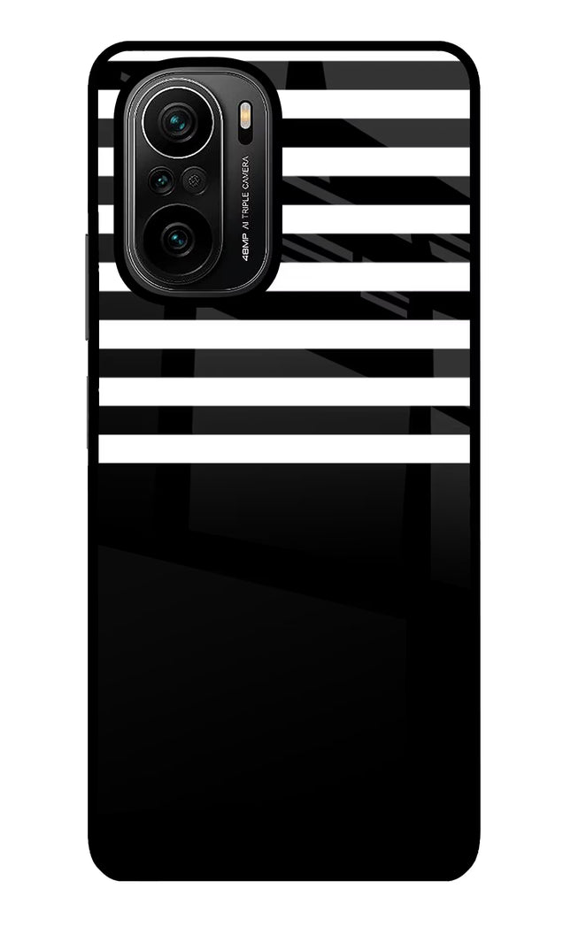 Black and White Print Mi 11X/11X Pro Glass Case