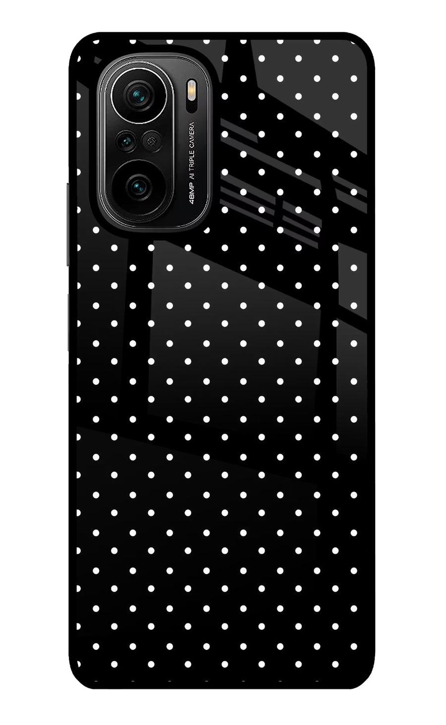White Dots Mi 11X/11X Pro Back Cover, Glass case