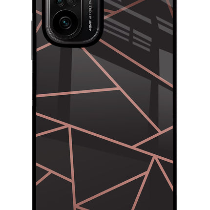 Geometric Pattern Mi 11X/11X Pro Glass Case Back Cover by Casekaro