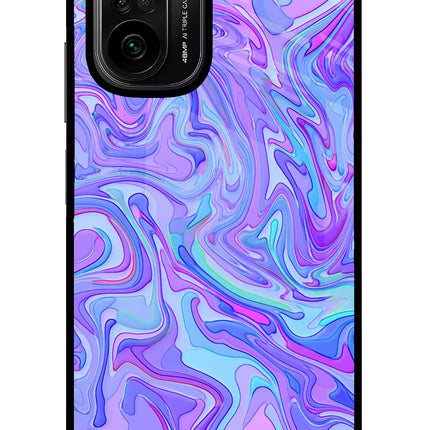 Glitter Mi 11X/11X Pro Glass Case Back Cover by Casekaro