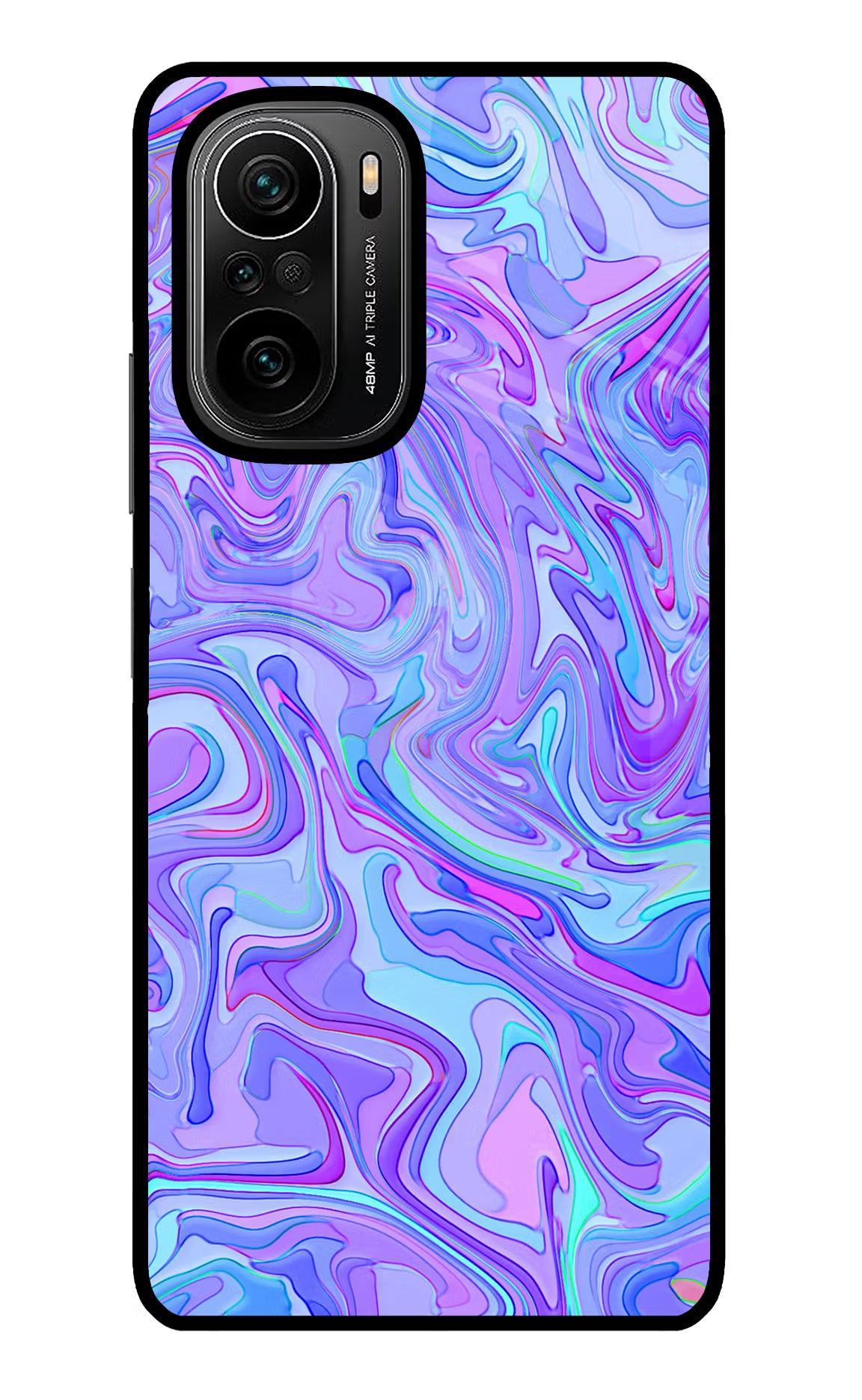 Glitter Mi 11X/11X Pro Glass Case Back Cover by Casekaro