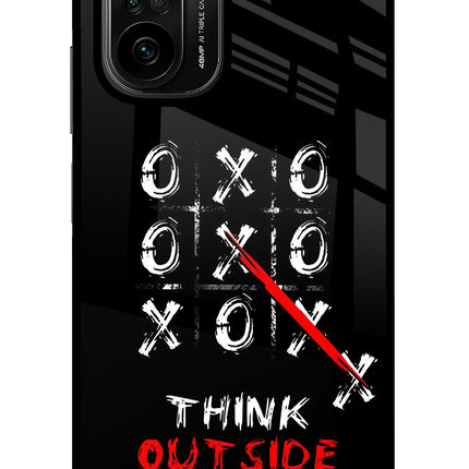 Think out of the BOX Mi 11X/11X Pro Glass Case Back Cover by Casekaro