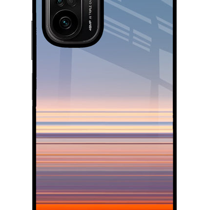 Morning Colors Mi 11X/11X Pro Glass Case Back Cover by Casekaro