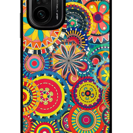 Gol Gol Art Mi 11X/11X Pro Glass Case Back Cover by Casekaro