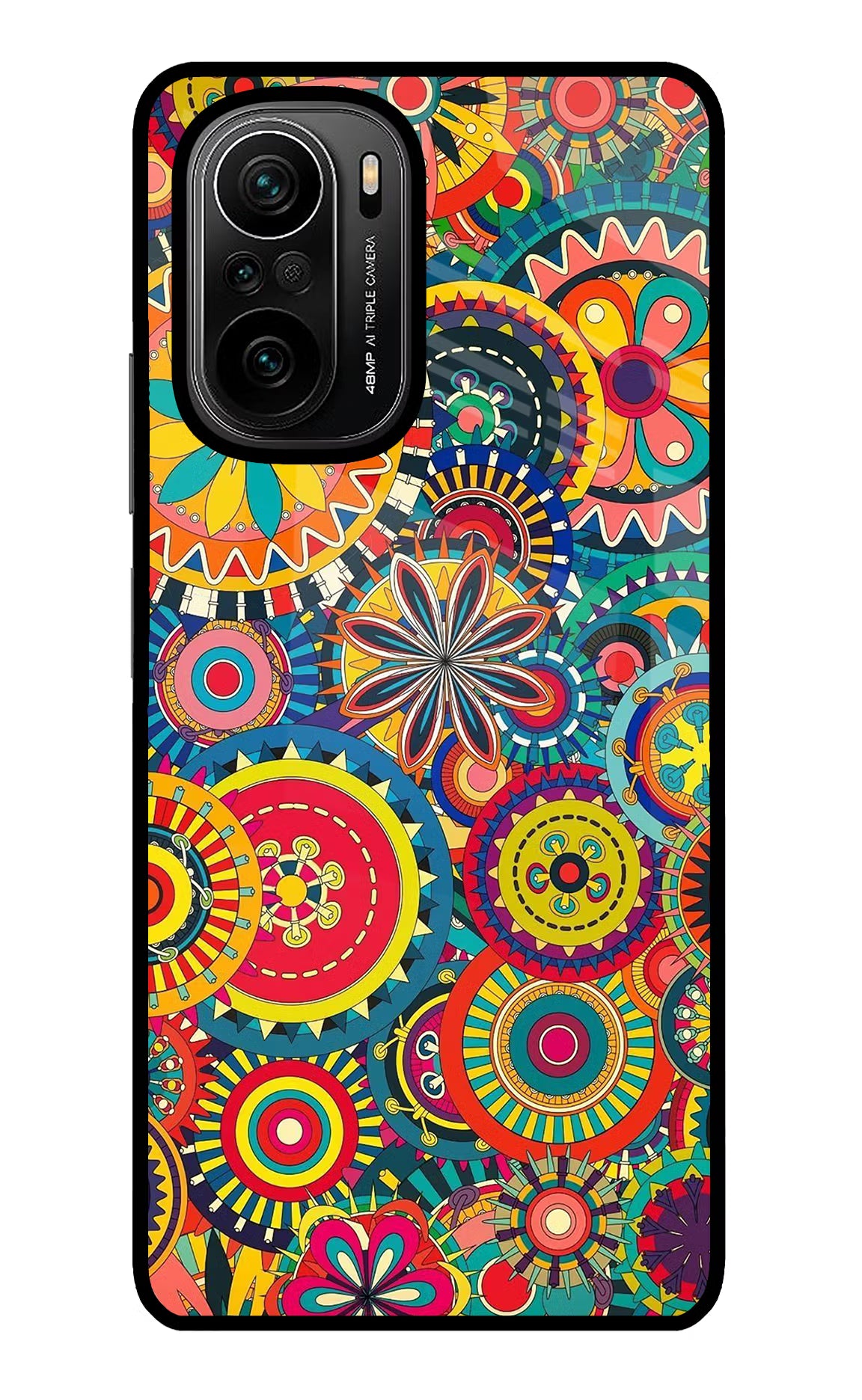 Gol Gol Art Mi 11X/11X Pro Glass Case Back Cover by Casekaro