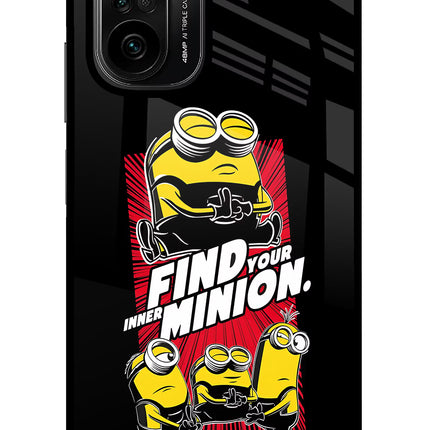 Find your inner Minion Mi 11X/11X Pro Glass Case Back Cover by Casekaro