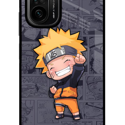Chota Naruto Mi 11X/11X Pro Glass Case Back Cover by Casekaro