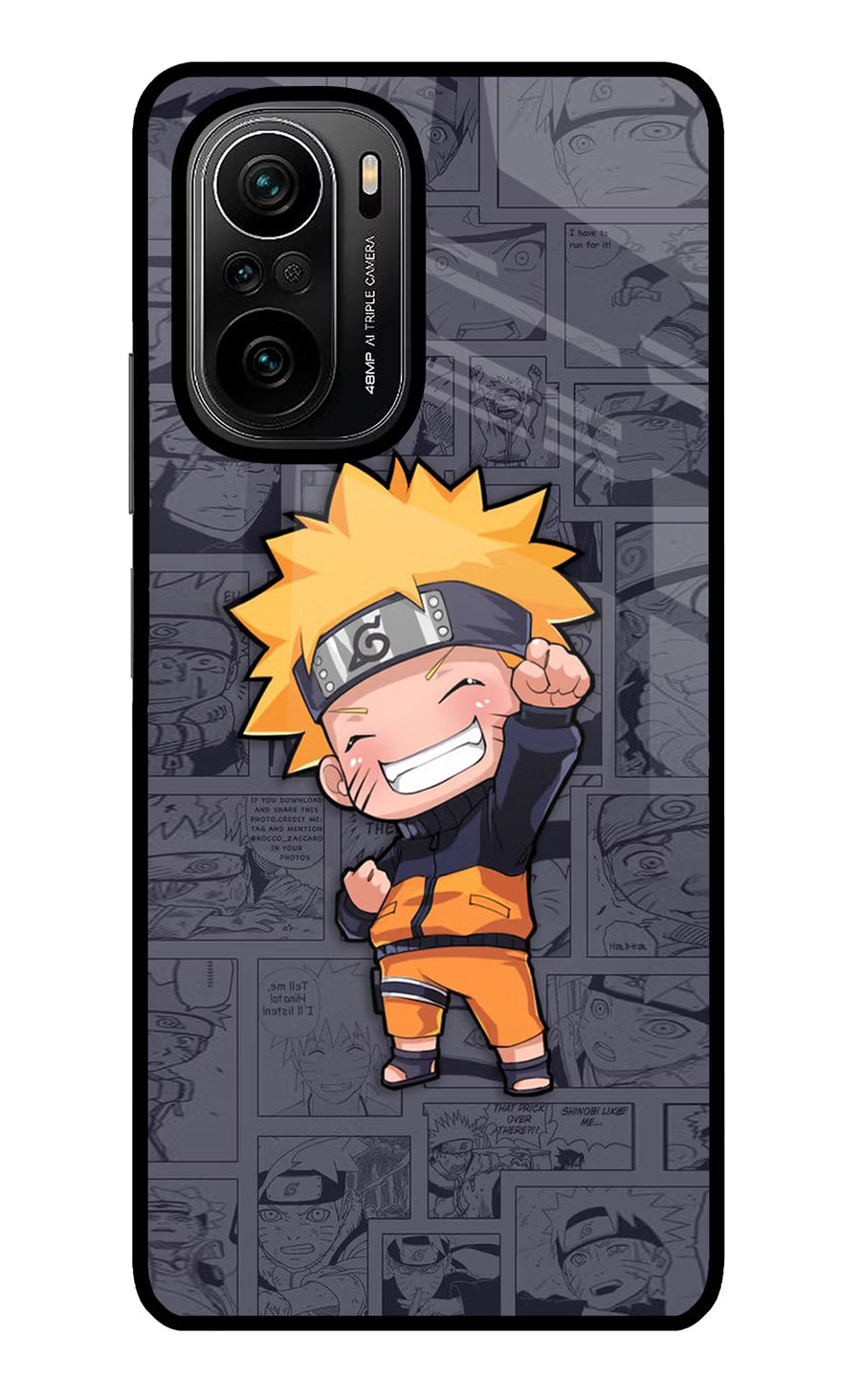 Chota Naruto Mi 11X/11X Pro Back Cover, Glass case