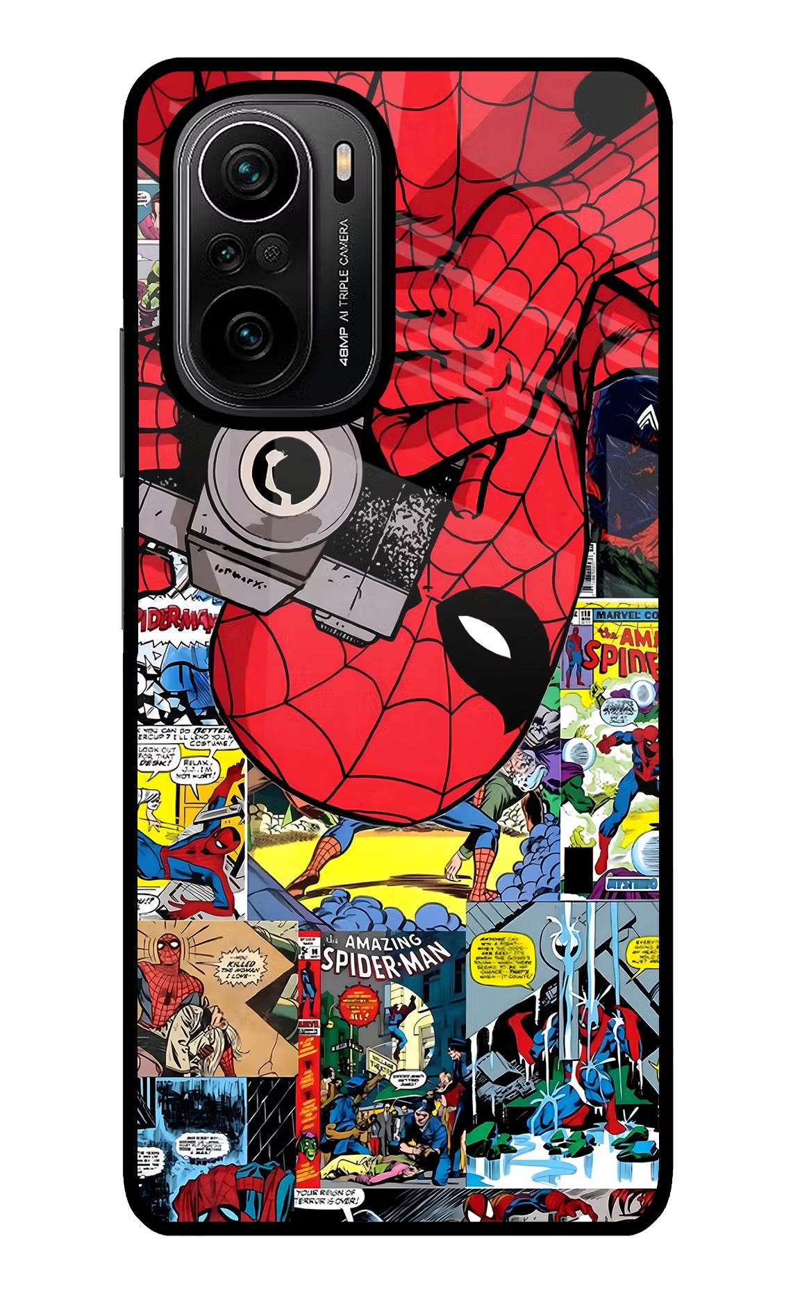 Spider Man Mi 11X/11X Pro Glass Case
