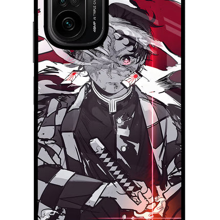 Demon Slayer Mi 11X/11X Pro Glass Case Back Cover by Casekaro