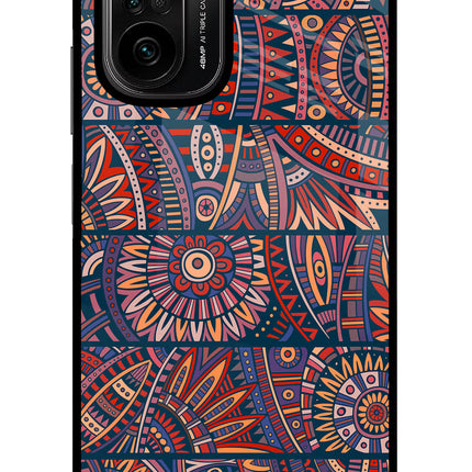 African Culture Design Mi 11X/11X Pro Glass Case Back Cover by Casekaro