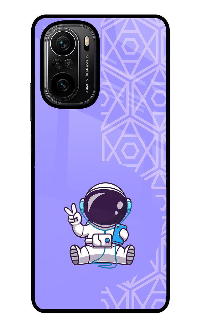 Cute Astronaut Chilling Mi 11X/11X Pro Glass Case