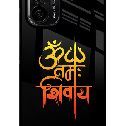 Om Namah Shivay Mi 11X/11X Pro Glass Case Back Cover by Casekaro