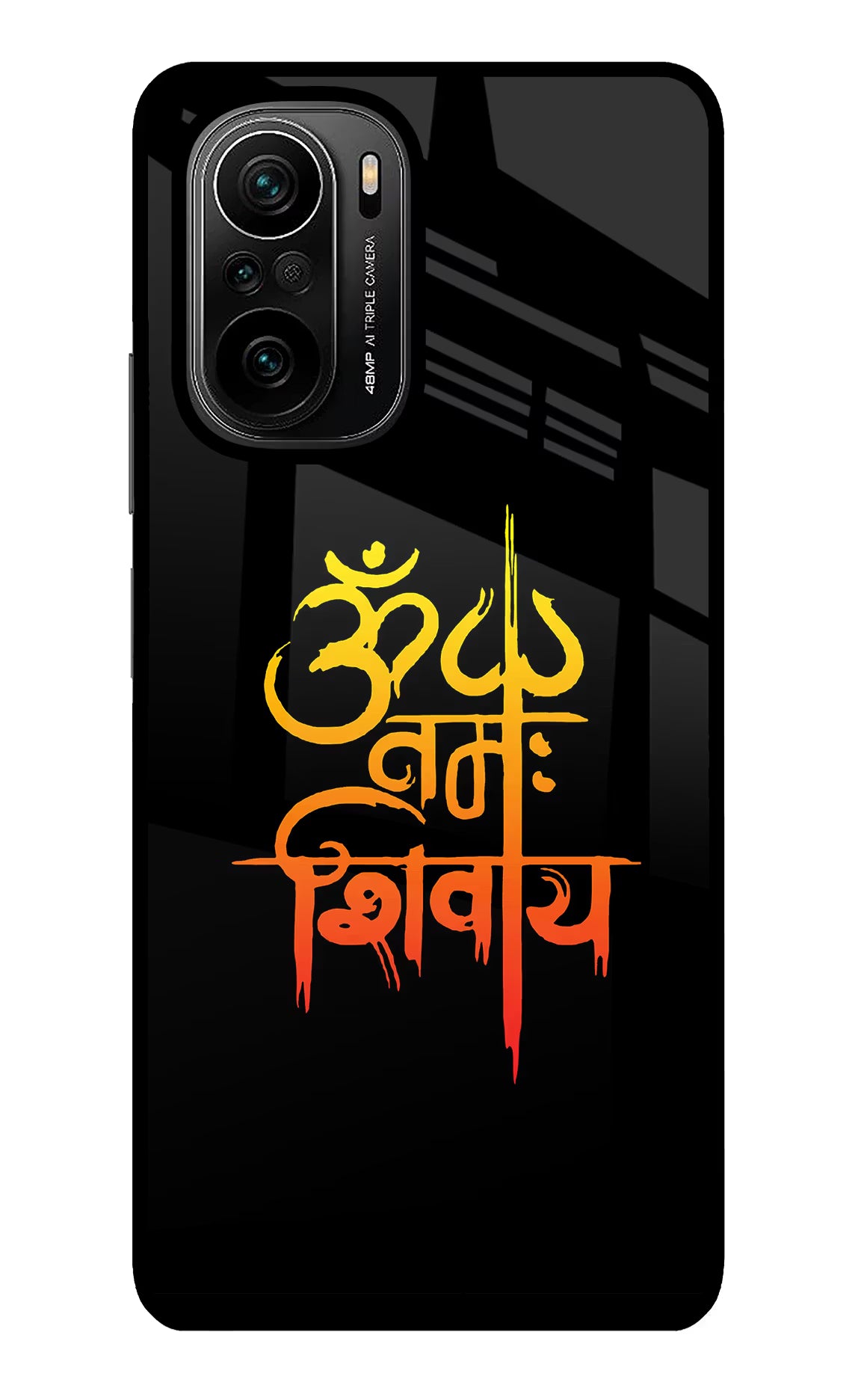 Om Namah Shivay Mi 11X/11X Pro Glass Case Back Cover by Casekaro