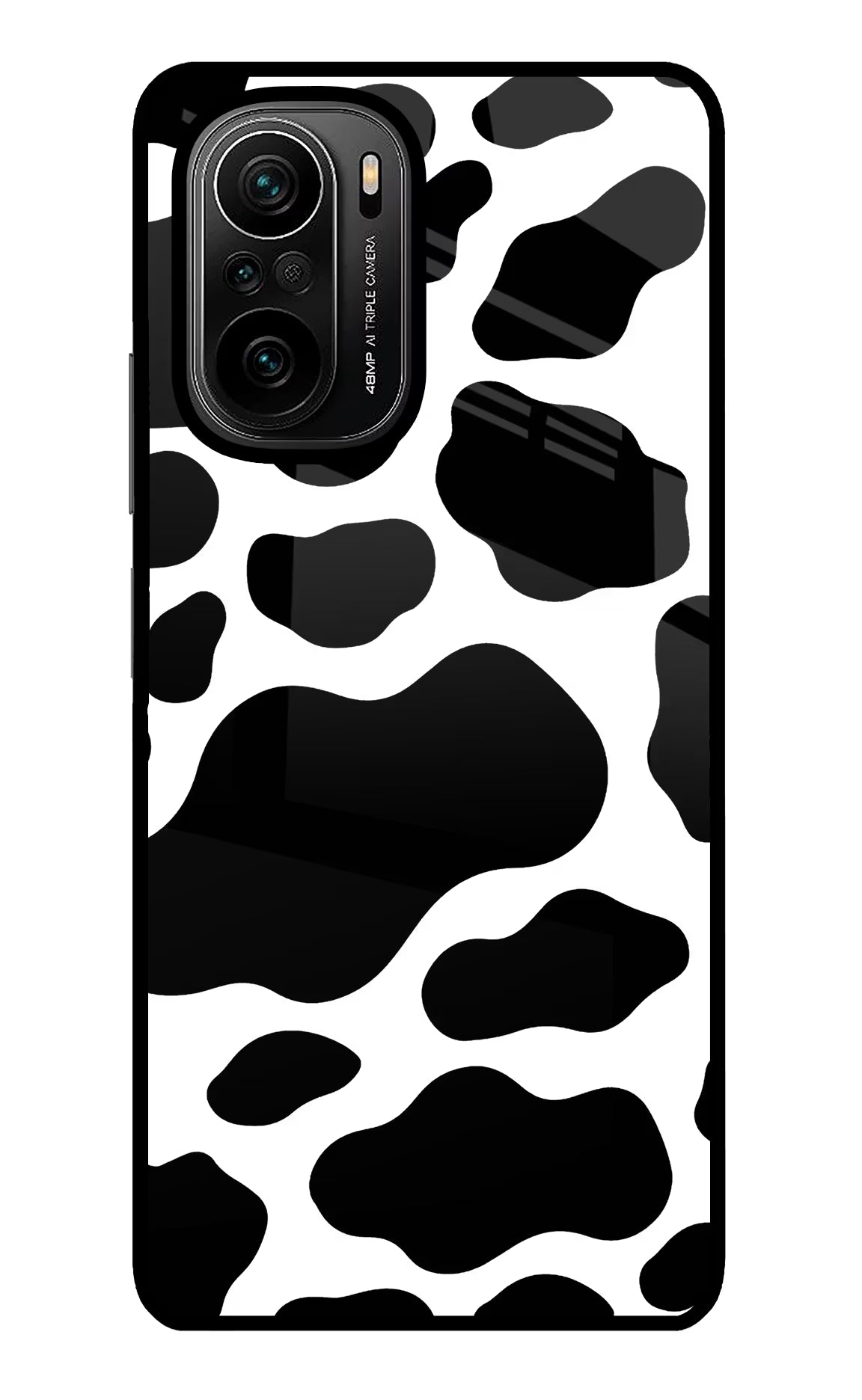 Cow Spots Mi 11X/11X Pro Glass Case Back Cover by Casekaro